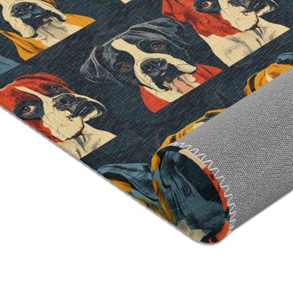 Boxer Brilliance - Modern Area Rug