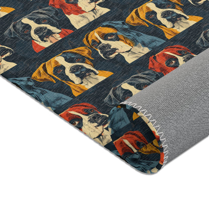 Boxer Brilliance - Modern Area Rug