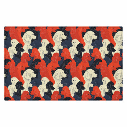 Poodle Elegance: Modern Dornier Rug