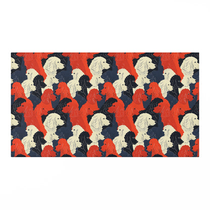 Poodle Elegance: Modern Dornier Rug