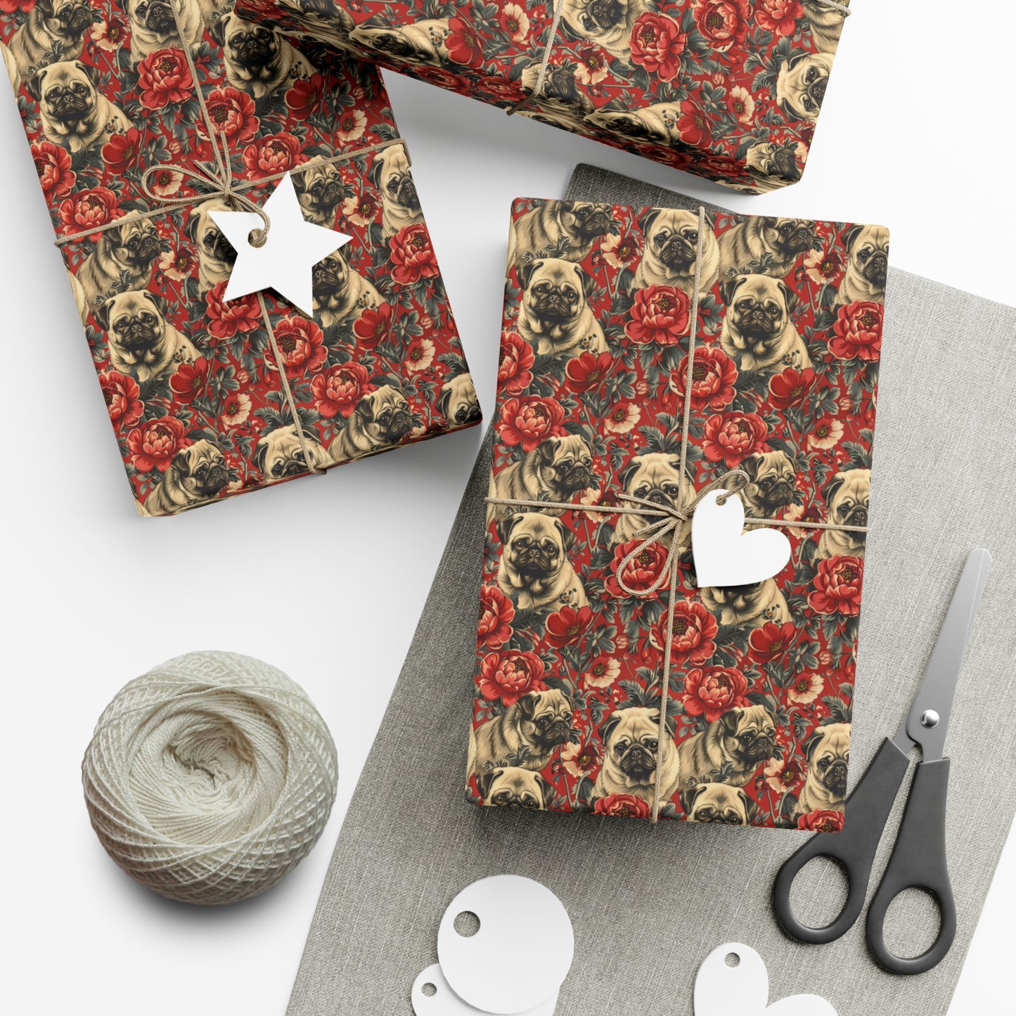 Pug Elegance - Gift Wrapping Paper