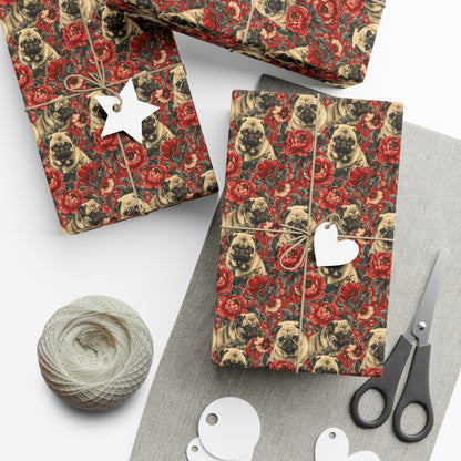 Pug Elegance - Gift Wrapping Paper