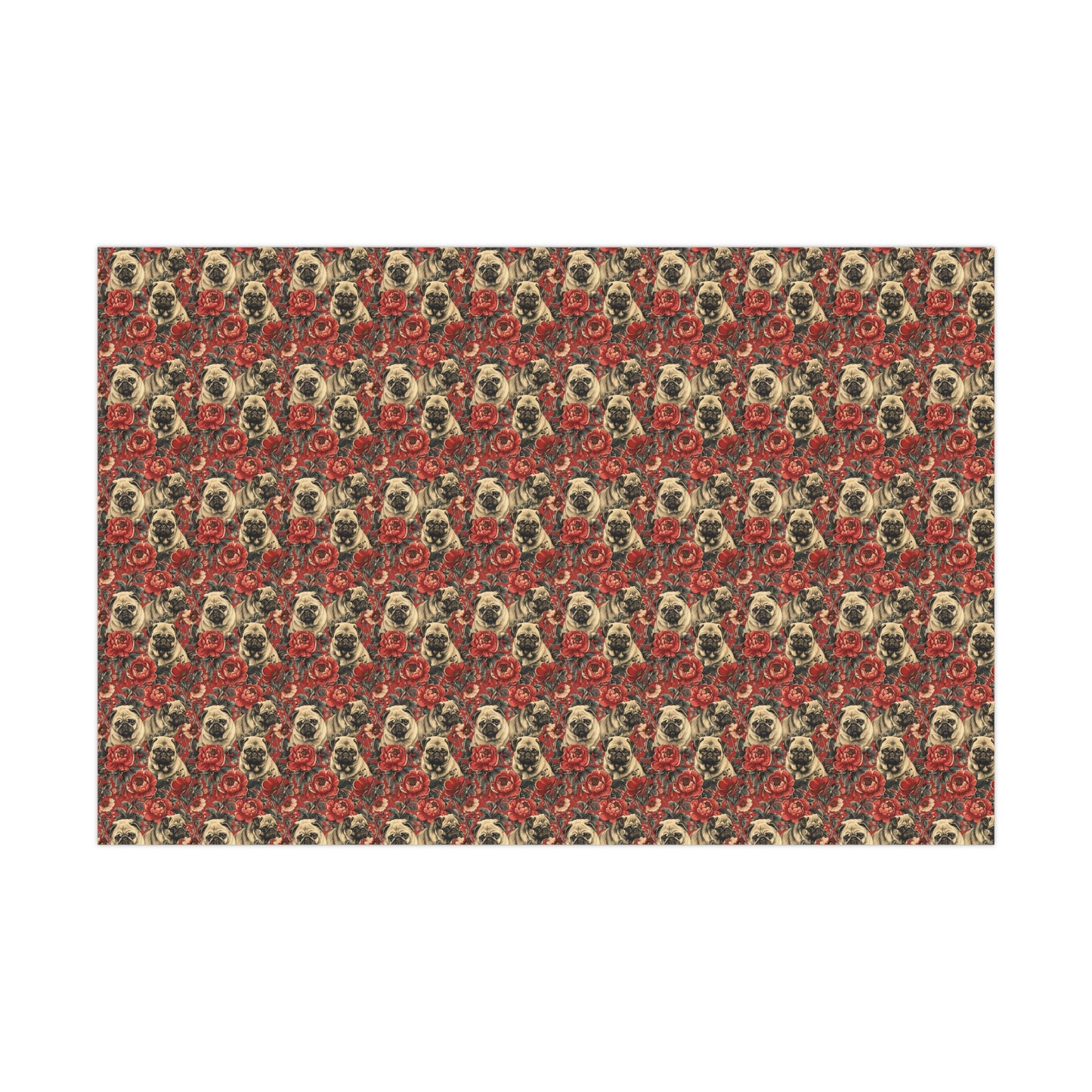 Pug Elegance - Gift Wrapping Paper