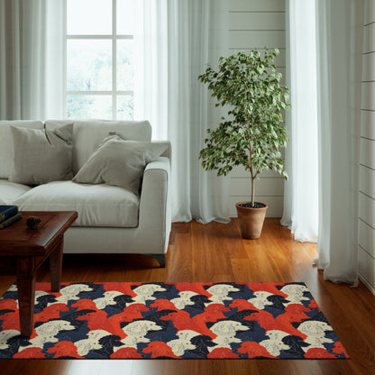 Poodle Elegance: Modern Dornier Rug