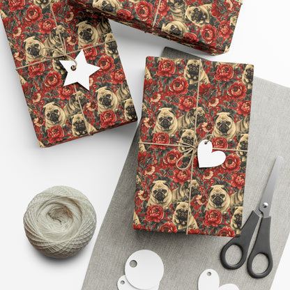 Pug Elegance - Gift Wrapping Paper