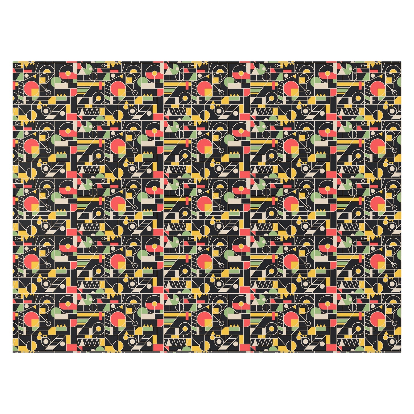 Kaleidoscope Dreams: Colorful Geometric Dorian Rug