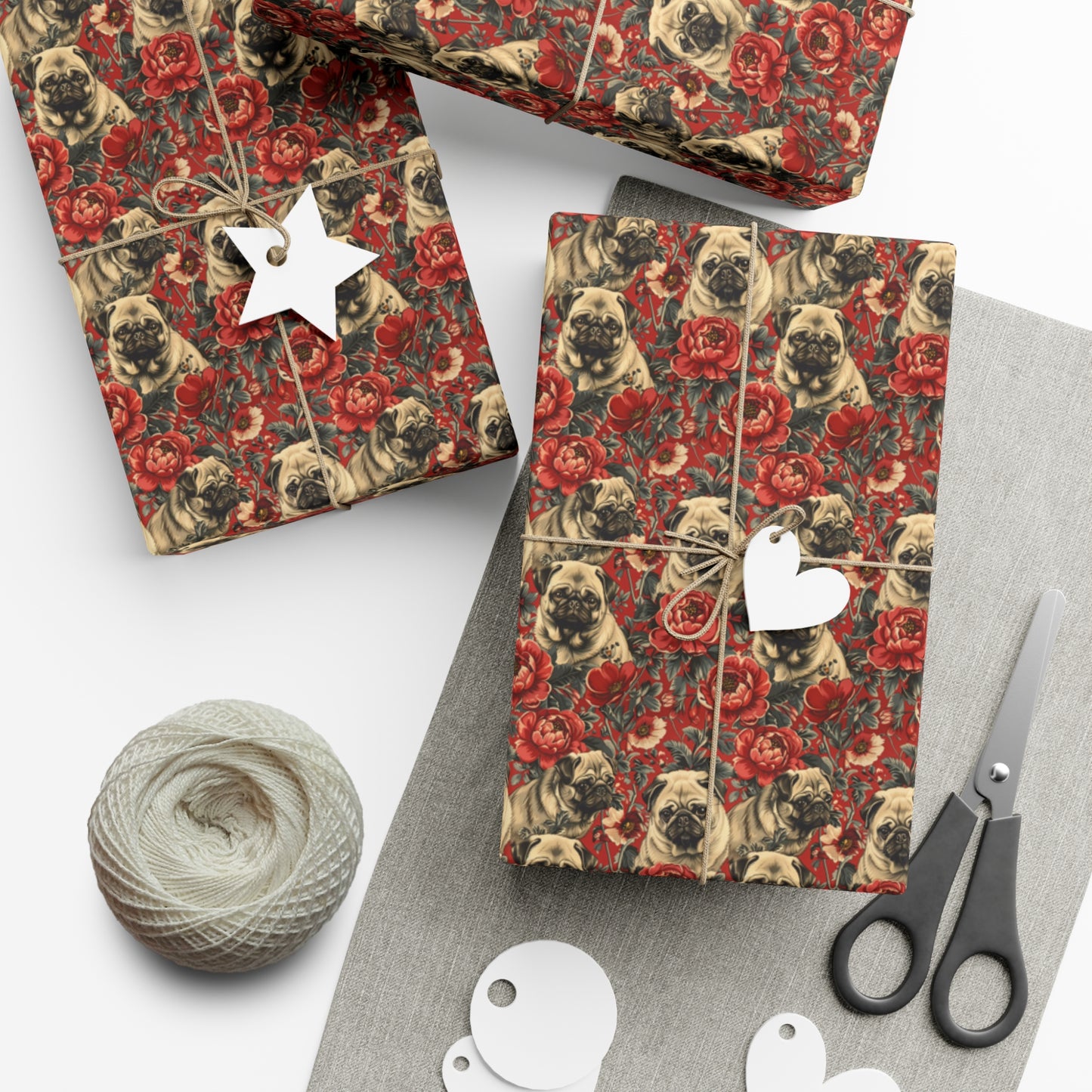 Pug Elegance - Gift Wrapping Paper